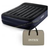 INTEX Dura-Beam Queen Air Mattress with Pump