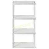 Gracious Living 4-Shelf Organizer, White