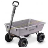 Gorilla Carts 5 Cu Ft Dump Cart, Gray