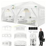 CrownShades10x20 Pop Up Canopy with 6 Sidewalls