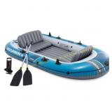 complete?INTEX Excursion 4 Inflatable Boat Set