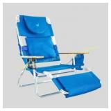 3-In-1 Lounge Beach Chair Blue - Ostrich