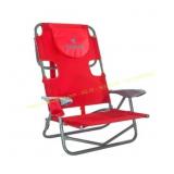 Ostrich Beach Reclining Chair, Red