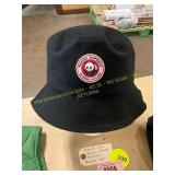 Black Panda Express Puffer Hat