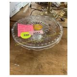 Pioneer Woman 10.25" Glass Cake Stand