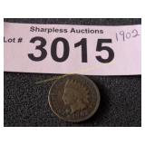 1902 Indian Head penny