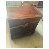 Thomasville Glass Top Nightstand