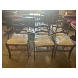 Amana Made Table/Leaf/ 8Chairs/Glass Top