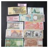 Foreign paper money