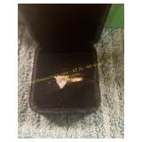 Unverified Size 6 Clear Stone Ring