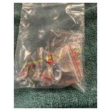 Set of 8 Rotating Sequin Fishing Lures