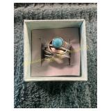 Unverified Blue Howlite Size 5 Ring