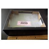 Glass top display case