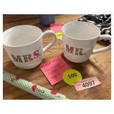 Brand New Mrs. + Mr. Mugs From Target