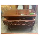 Thomasville Glass Top Dresser