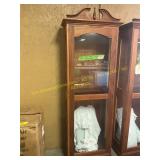 Amana Walnut Cabinet Glass Shelves