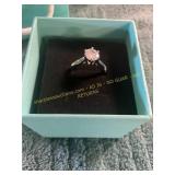 Unverified .925 Marked Size 8 Engagement Ring