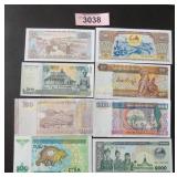 Foreign paper money
