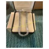 Unverified Kay Jewelers 22in Baguette Necklace