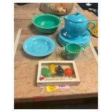 Fiesta Ware + Decorative Hook Rack