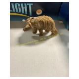 Vintage Hand Carved Marble Bear