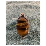 Unverified Size 8 Tiger Eye Ring