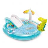 Gator Inflatable Kiddie Pool with Slide