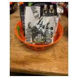 Halloween cuffs and spider webs