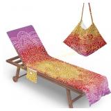 Bohemia Pool Chaise Lounge Chair Cover