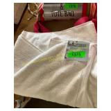 White bath towel 35 in by 70 in