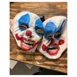 2ct Clown Masks