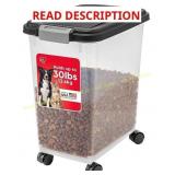 IRIS 33qt/25lb Airtight Pet Food Storage NO LID