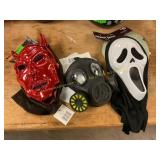 Assorted Halloween masks