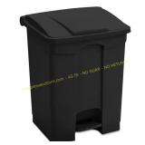 23 Gal Black Large-Capacity Step-On Trash Can