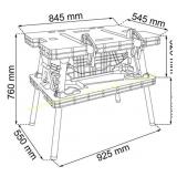 Keter Folding Work Table with Clamps