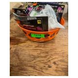 Halloween makeup, fright tape misc