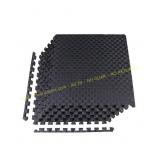 BalanceFrom Interlocking Floor Mat, Black
