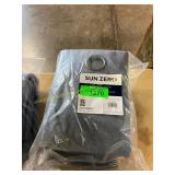 Sun zero curtains 2 count color blue