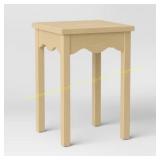 Wavy Accent Side Table - Natural