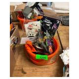 Assorted Halloween dog shirts and light up spider