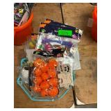 Assorted window stickers: pumpkins and fake blood
