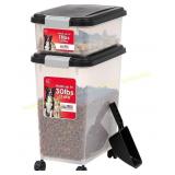 IRIS USA 33qt + 12qt Airtight Container