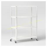 Room Essentials 44" 3-Shelf Metal Bookcase