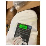 Size queen 6 pices sheet set white