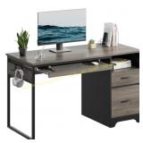 Bestier 48" Computer Desk with Drawers