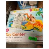 Blow Up Dino Play Center & Pink Pool Cover