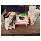 Assorted Halloween party decor