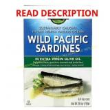 Wild Planet Sardines in EVOO 4.4oz 2 boxes
