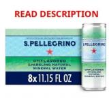 S.Pellegrino Mineral Sparkling Water 3 boxes