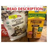 Coconut bites, protein bars